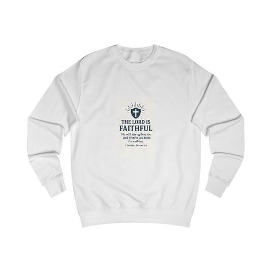 Faithful Lord Unisex Sweatshirt – Inspirational Christian Apparel, Gift for Believers, Cozy Church Wear, Faith-Based Sweater