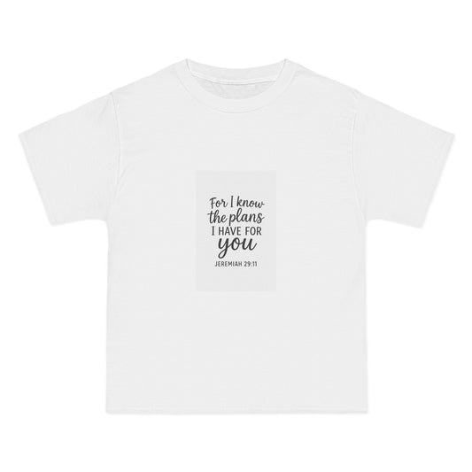 Inspirational Short-Sleeve T-Shirt, Motivational Tee, Jeremiah 29:11 Shirt, Faith-Based Fashion, Encouraging Gift, Unisex Tee