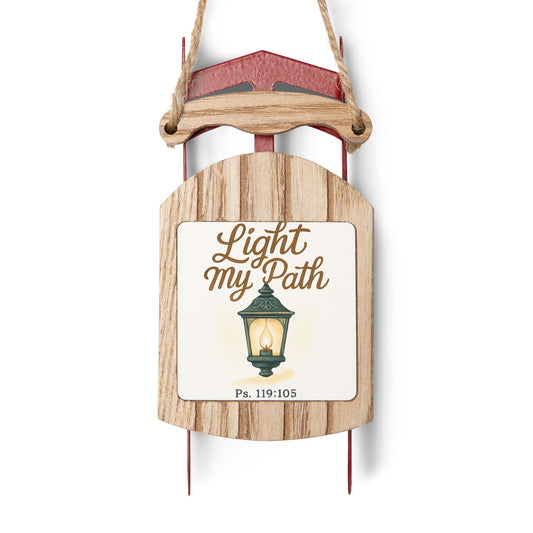 Rustic Sled Ornaments, Holiday Decor, Christmas Tree Decor, Unique Gifts, Winter Wonderland Decor, Handmade Ornaments