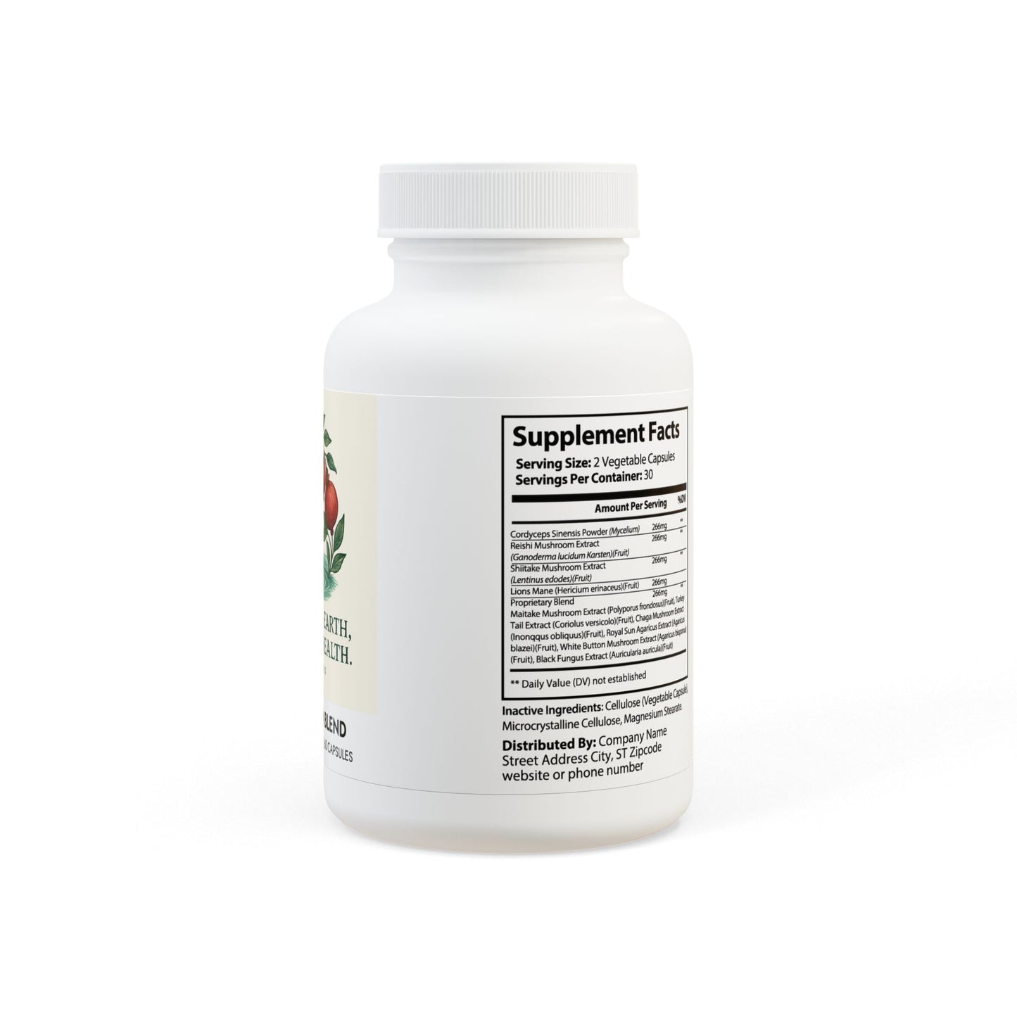 Mushroom Blend Supplement (60 Capsules)