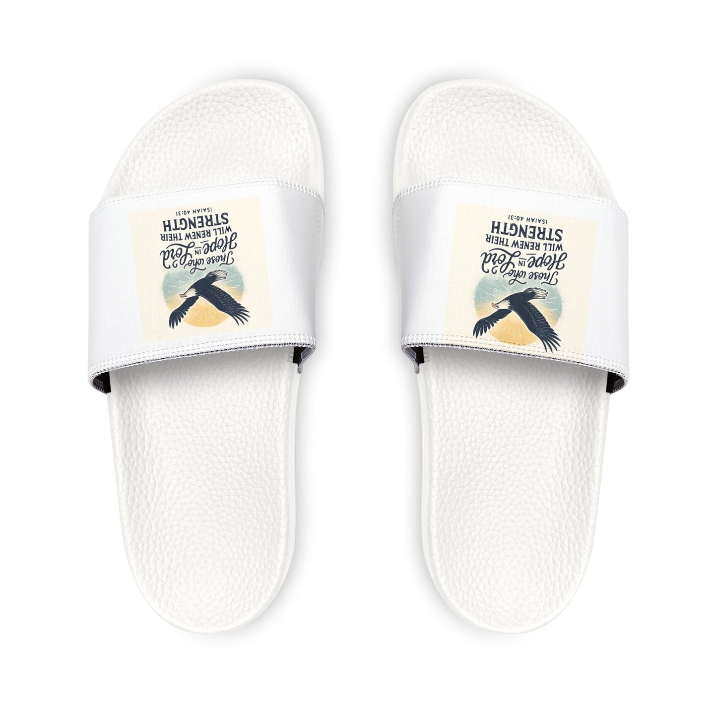 Inspirational Youth Sandals, Summer Footwear, Removable-Strap Slides, Casual Beach Sandals, Comfortable Kids Sandals, Outdoor Play Shoes