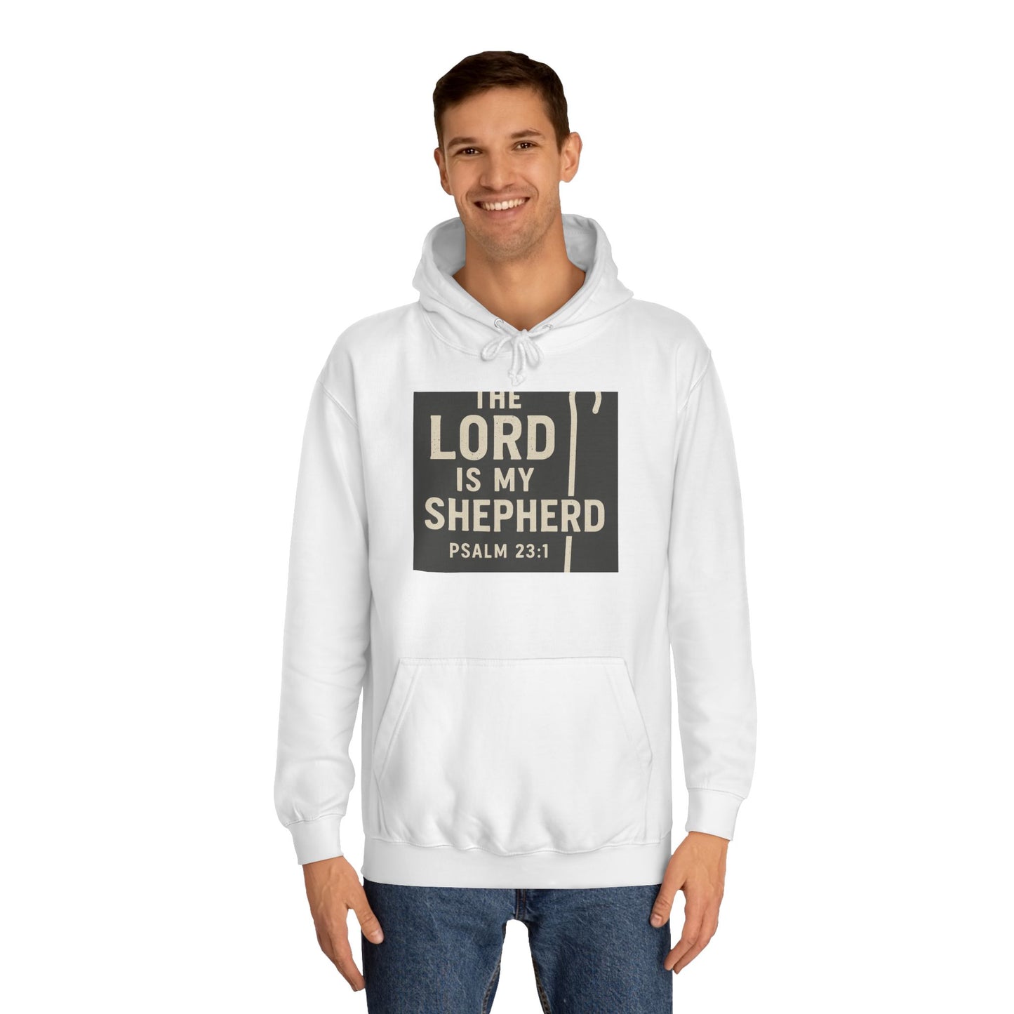 Faith-Inspired College Hoodie, Christian Apparel, Gifts for Students, Inspirational Style, Religious Holiday Wear