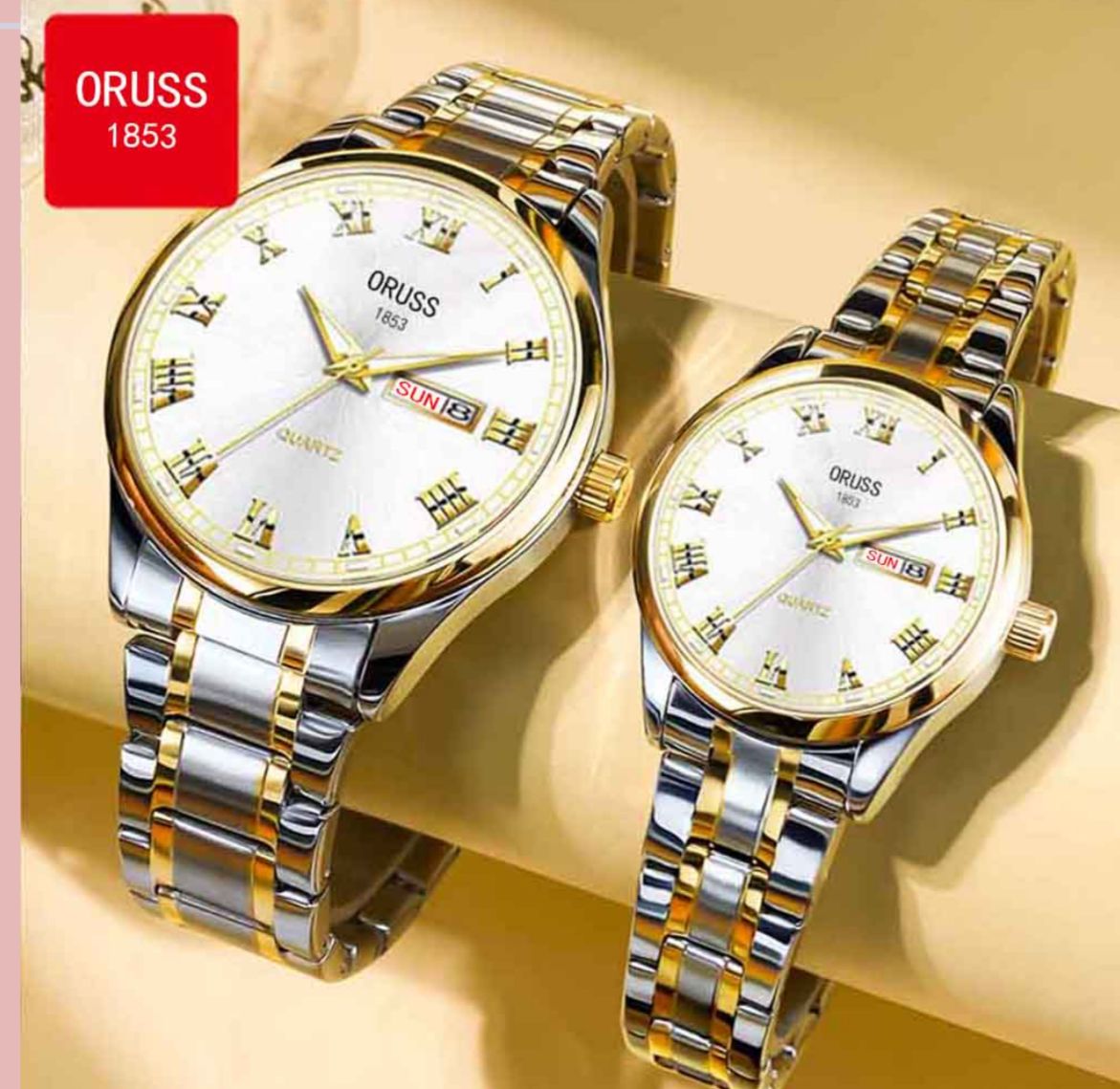 🏆🏆RESTOCKED 🔔  ORUSS COUPLE WATCHES