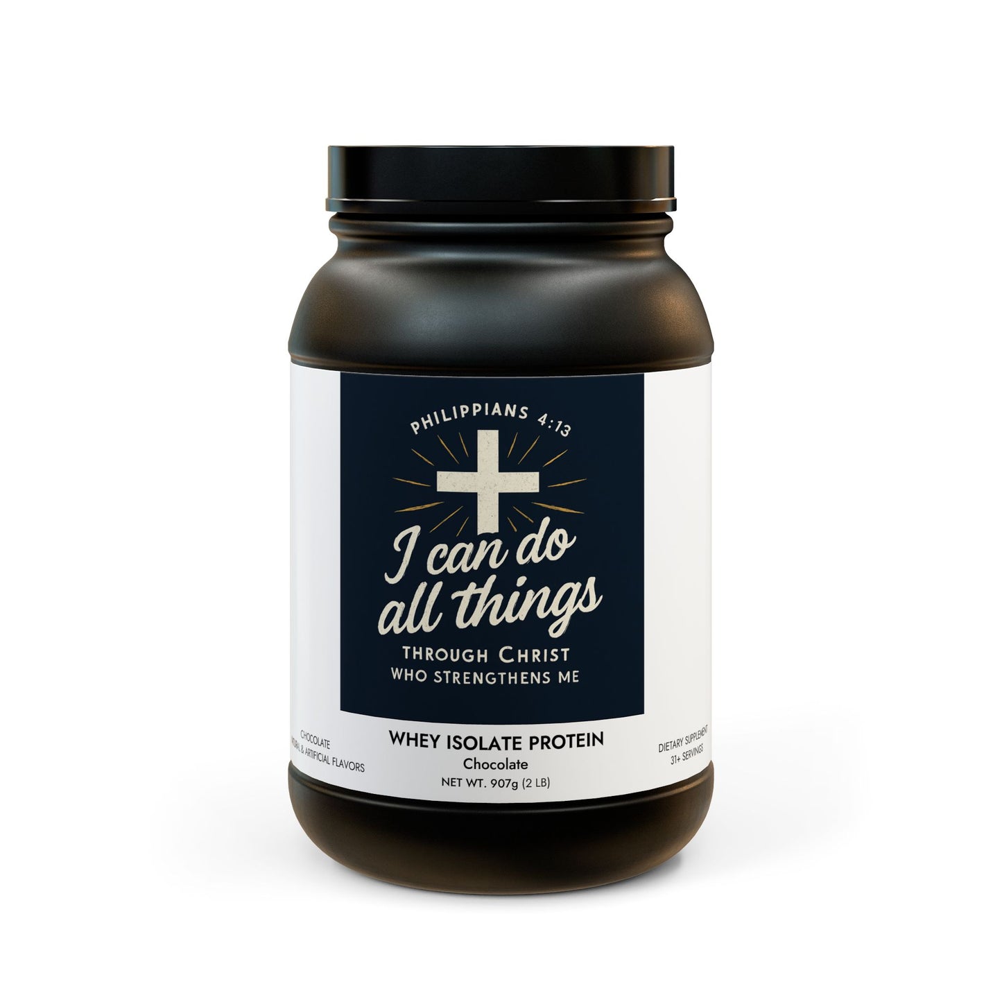 Whey Isolate Protein Supplement (907g, 2lb)