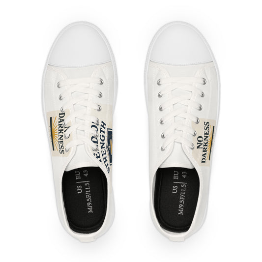 Uplifting Men's Low Top Sneakers | Inspirational Footwear, Casual Shoes, Everyday Style, Unique Gifts, Comfort Sneakers