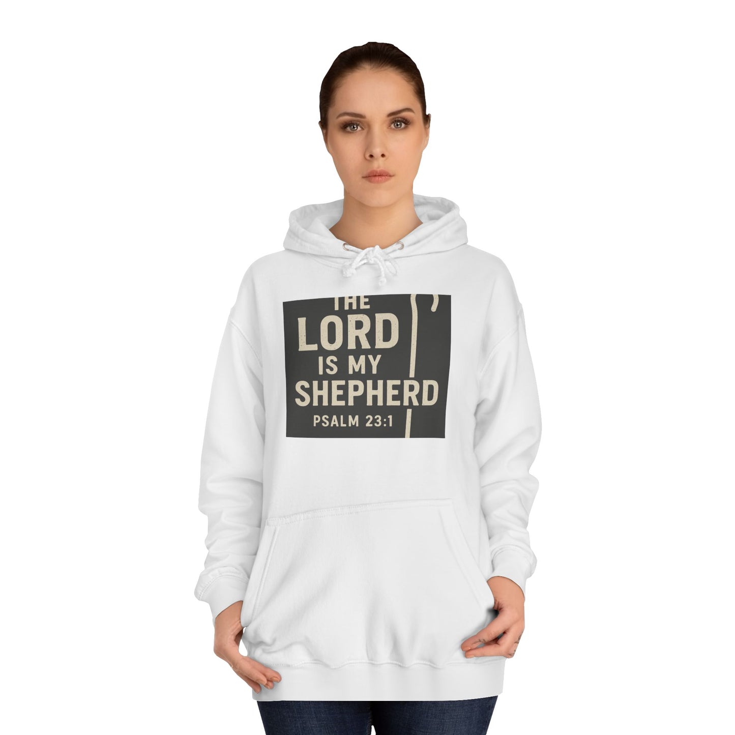 Faith-Inspired College Hoodie, Christian Apparel, Gifts for Students, Inspirational Style, Religious Holiday Wear