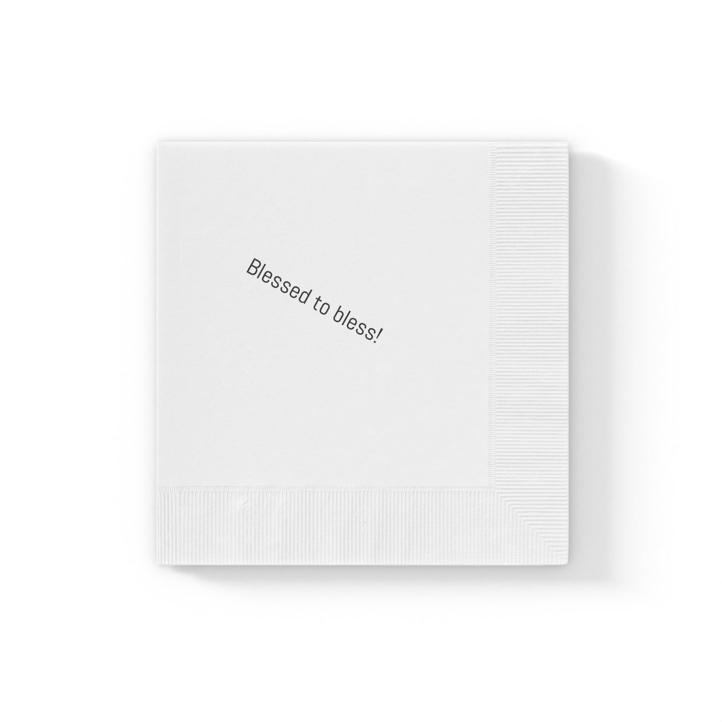 White Coined Napkins