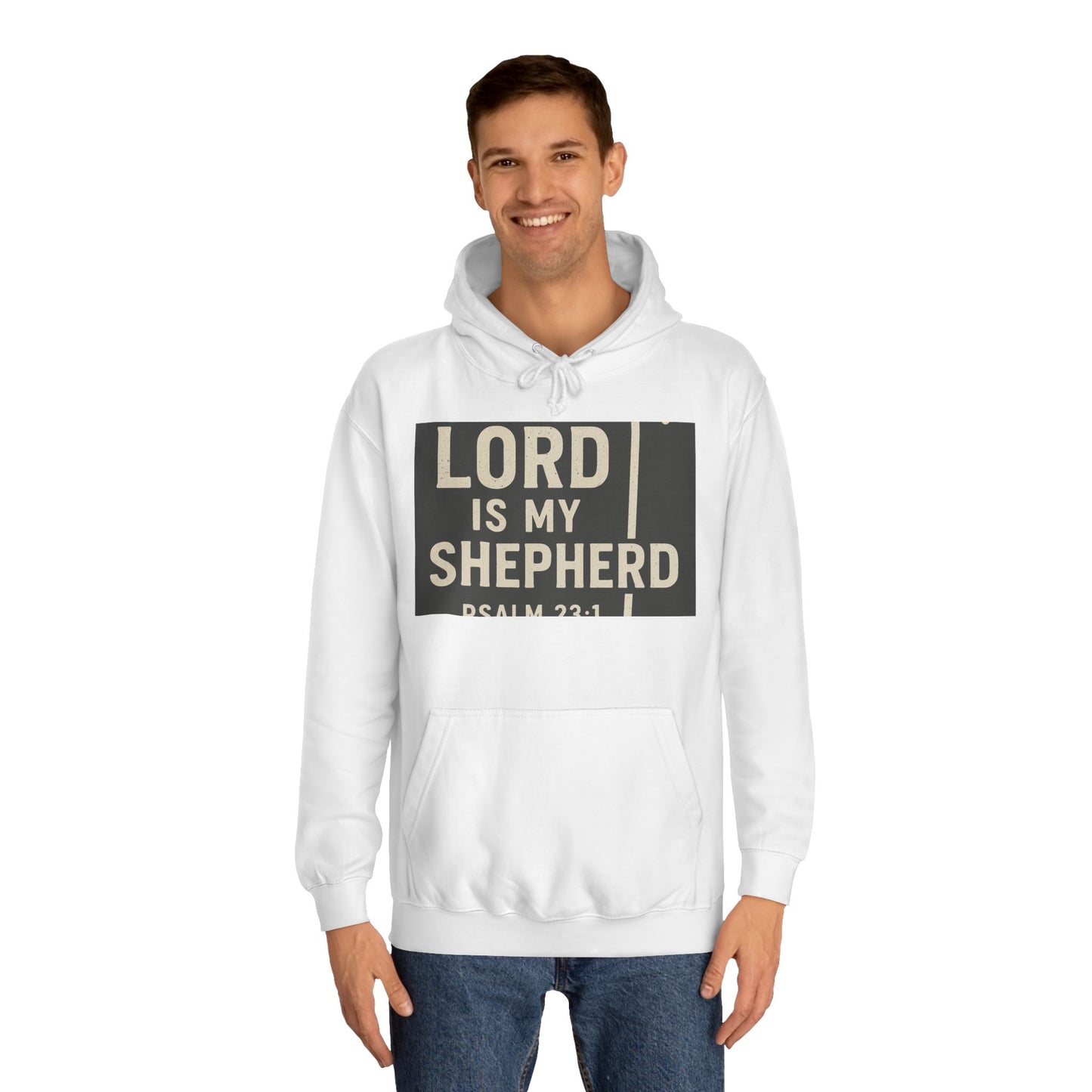 Spiritual College Hoodie, Comfortable Faith Apparel, Cozy Gift for Students, Religious Sweatshirt, Bible Verse Fashion